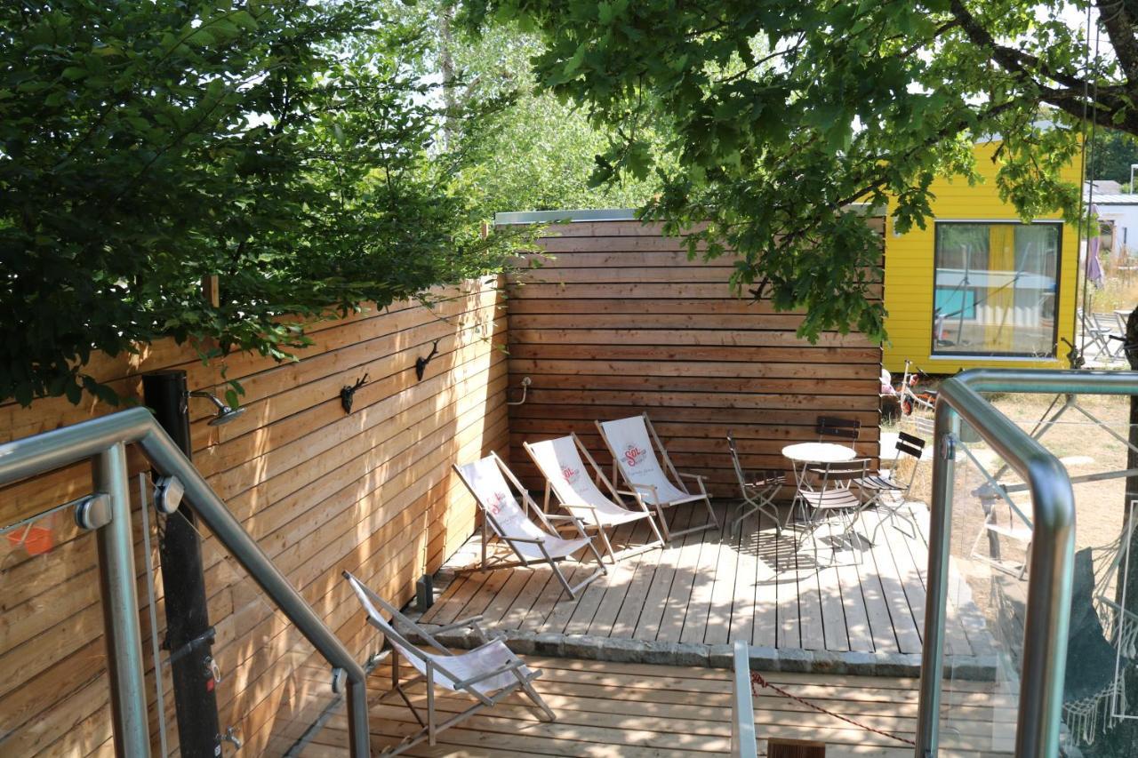 Tinylodge Am Ellertshaeuser See Stadtlauringen Esterno foto